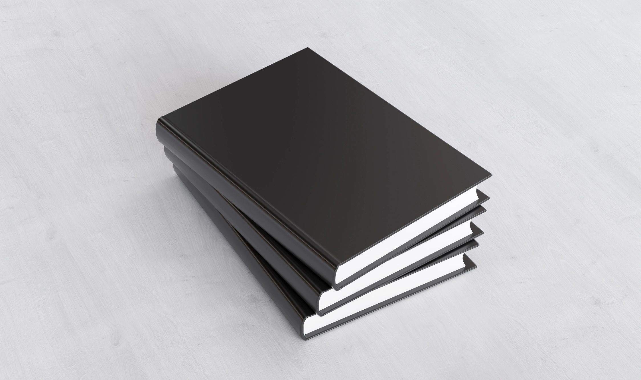 book covers on table minimalist